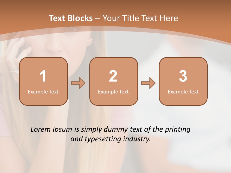 A Woman Sitting On A Couch Next To A Man PowerPoint Template