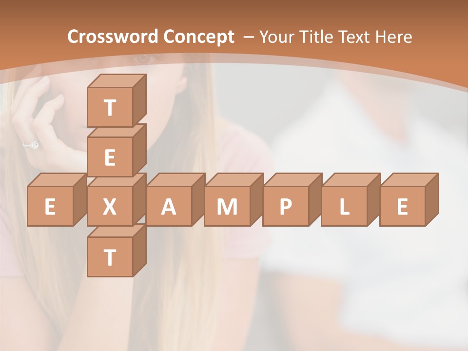 A Woman Sitting On A Couch Next To A Man PowerPoint Template