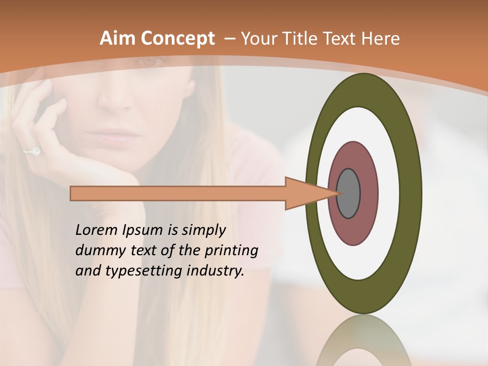 A Woman Sitting On A Couch Next To A Man PowerPoint Template