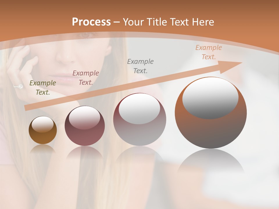 A Woman Sitting On A Couch Next To A Man PowerPoint Template