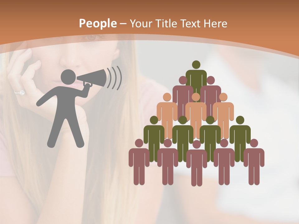 A Woman Sitting On A Couch Next To A Man PowerPoint Template