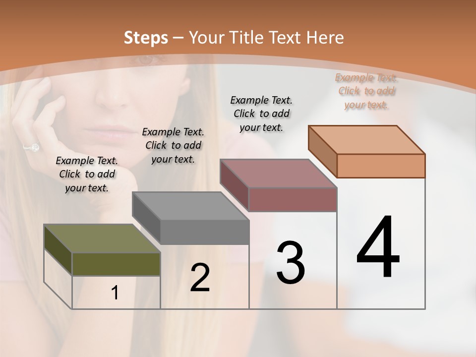 A Woman Sitting On A Couch Next To A Man PowerPoint Template