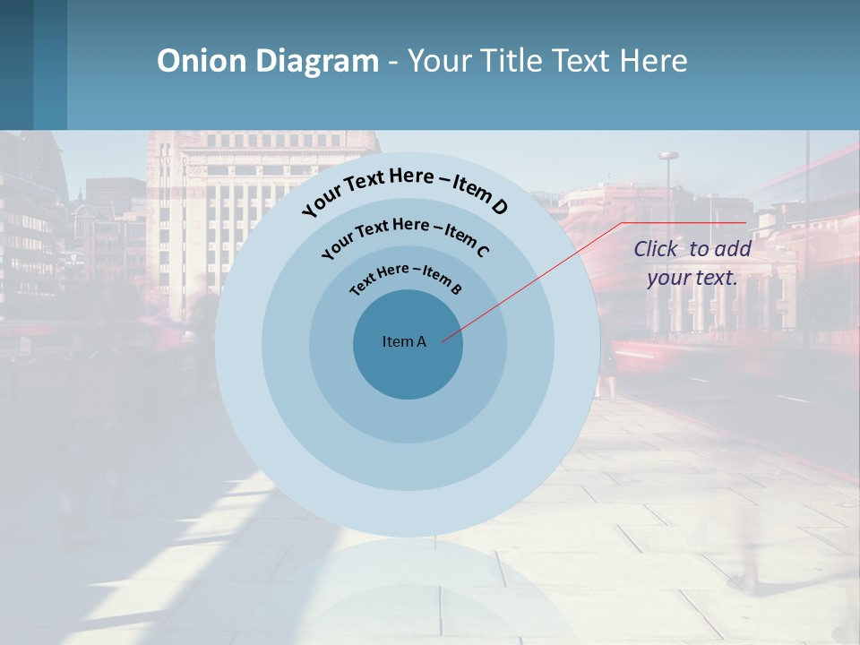 A Group Of People Walking Down A Sidewalk Next To Tall Buildings PowerPoint Template