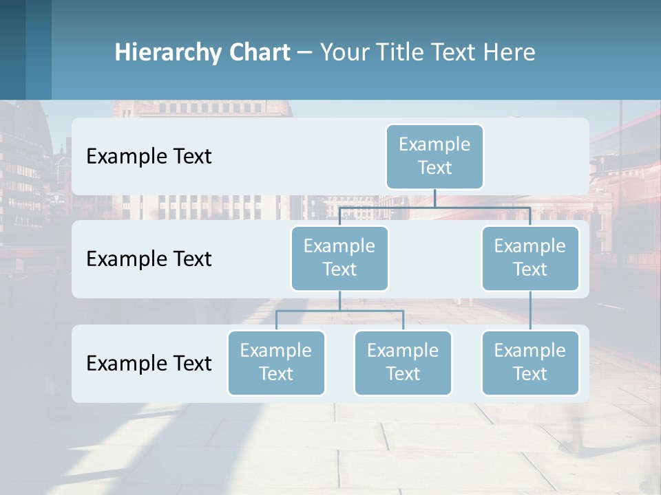 A Group Of People Walking Down A Sidewalk Next To Tall Buildings PowerPoint Template
