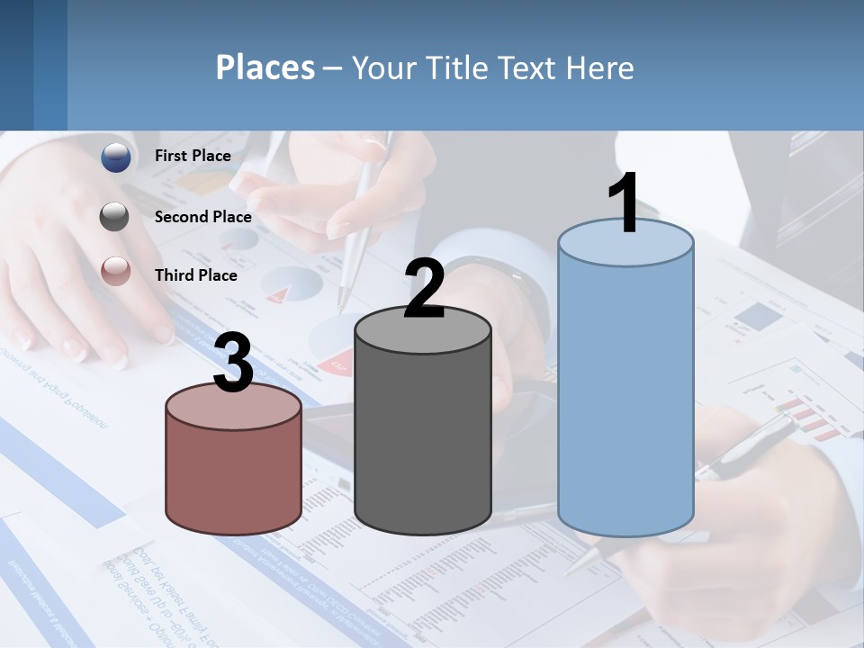 A Group Of People Sitting At A Table With A Tablet PowerPoint Template