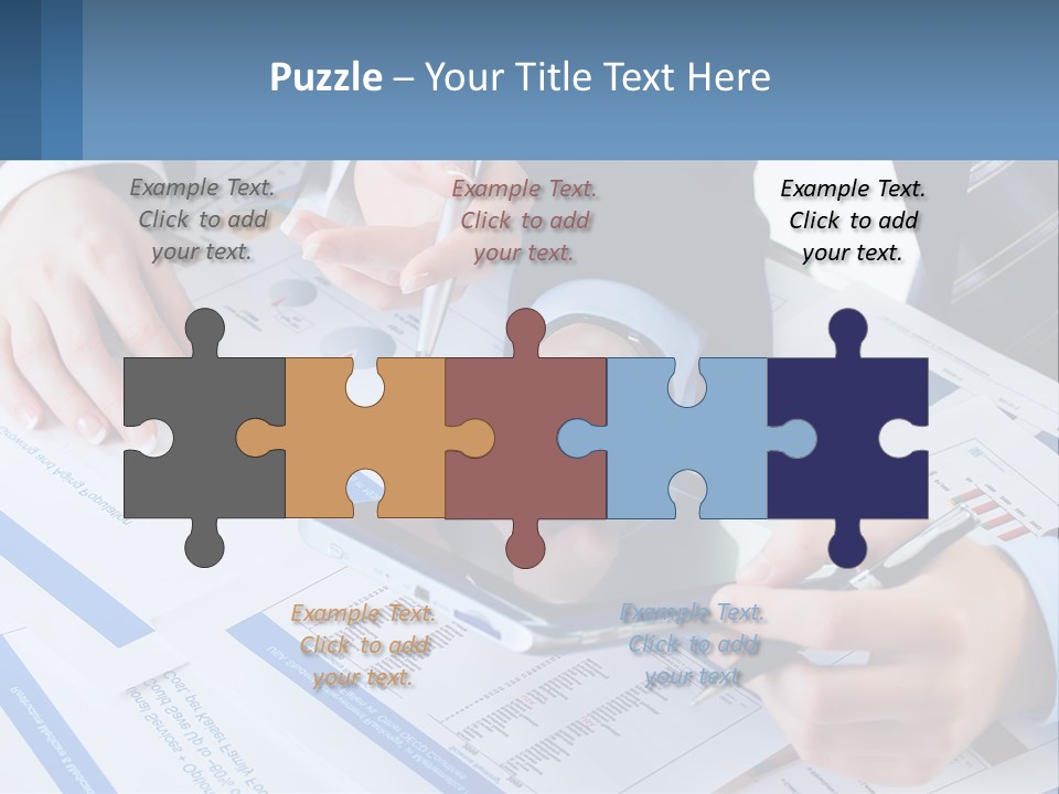 A Group Of People Sitting At A Table With A Tablet PowerPoint Template