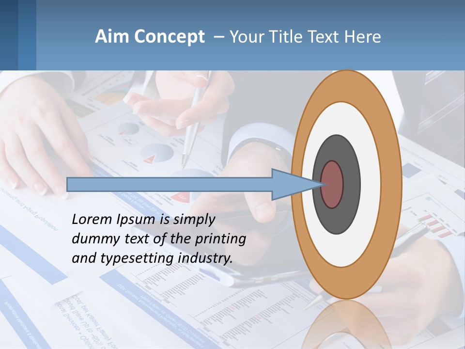 A Group Of People Sitting At A Table With A Tablet PowerPoint Template