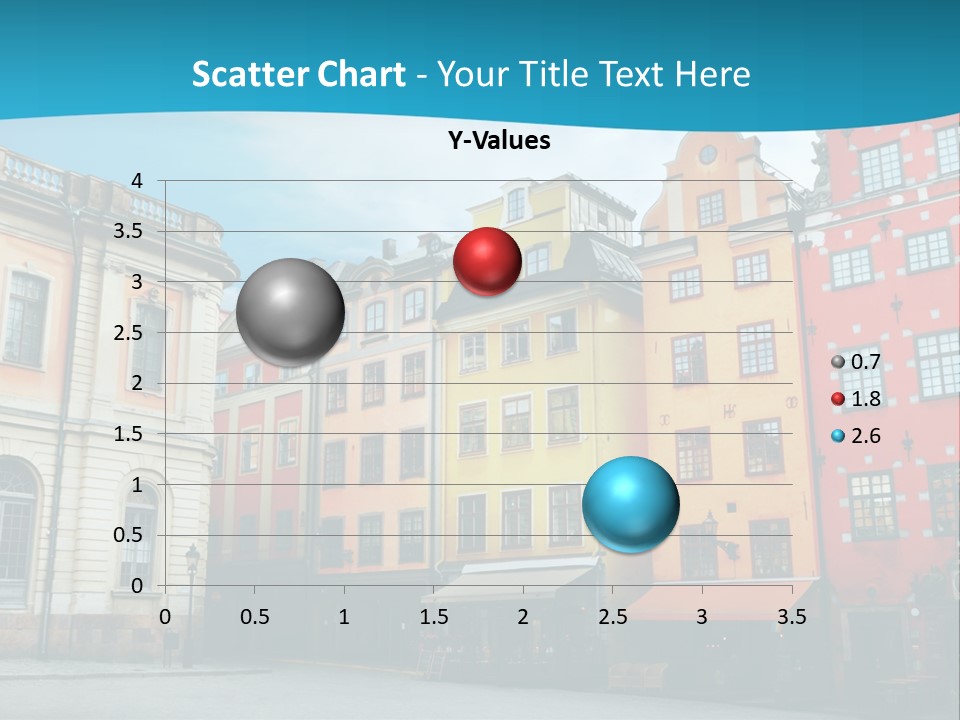 A Group Of Buildings With A Blue Sky In The Background PowerPoint Template
