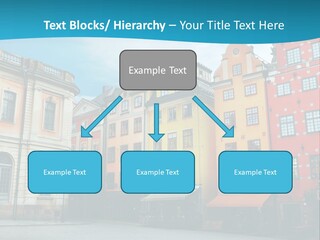 A Group Of Buildings With A Blue Sky In The Background PowerPoint Template