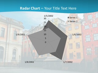 A Group Of Buildings With A Blue Sky In The Background PowerPoint Template