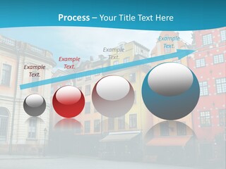 A Group Of Buildings With A Blue Sky In The Background PowerPoint Template