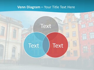 A Group Of Buildings With A Blue Sky In The Background PowerPoint Template