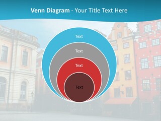 A Group Of Buildings With A Blue Sky In The Background PowerPoint Template