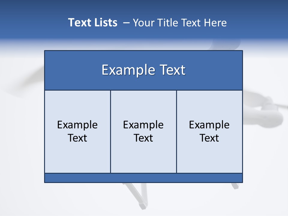 A White And Blue Remote Control Flying Through The Air PowerPoint Template