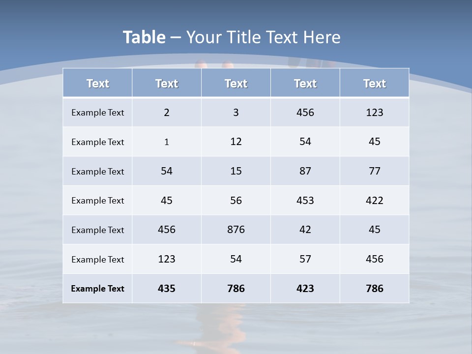 A Hand Reaching Out Of The Water To A Person's Hand PowerPoint Template