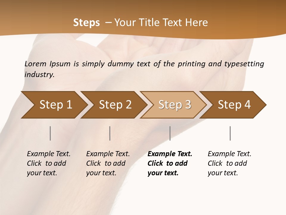 A Person Holding Their Hands Up In The Air PowerPoint Template