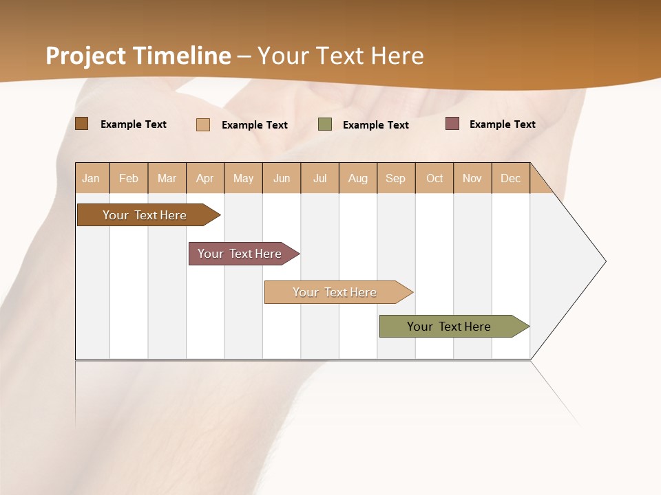 A Person Holding Their Hands Up In The Air PowerPoint Template