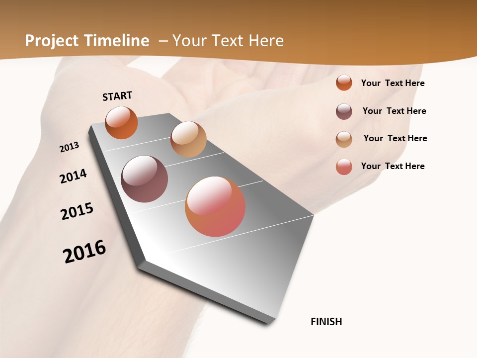 A Person Holding Their Hands Up In The Air PowerPoint Template