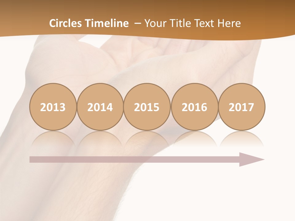 A Person Holding Their Hands Up In The Air PowerPoint Template