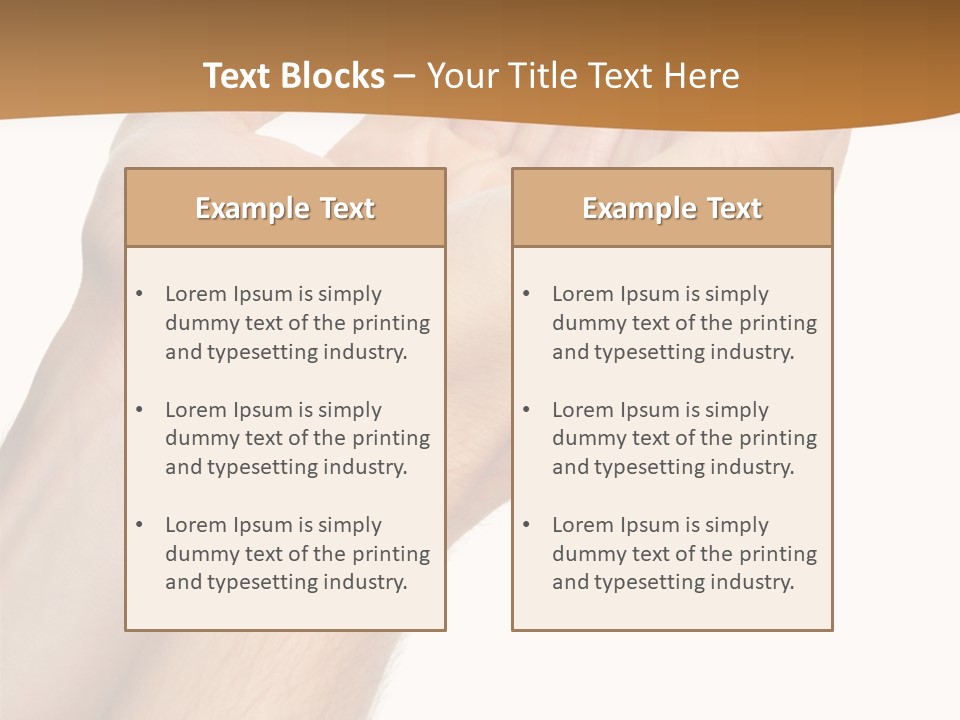 A Person Holding Their Hands Up In The Air PowerPoint Template