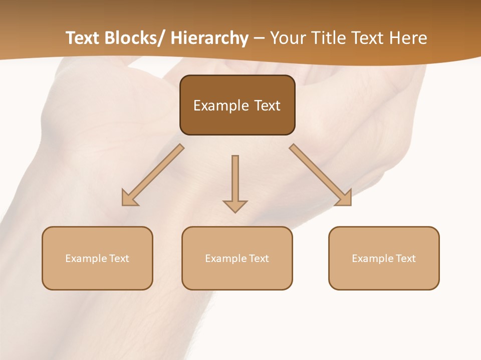 A Person Holding Their Hands Up In The Air PowerPoint Template