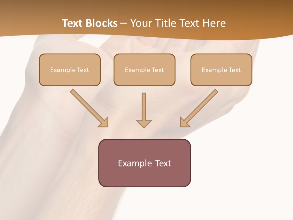 A Person Holding Their Hands Up In The Air PowerPoint Template