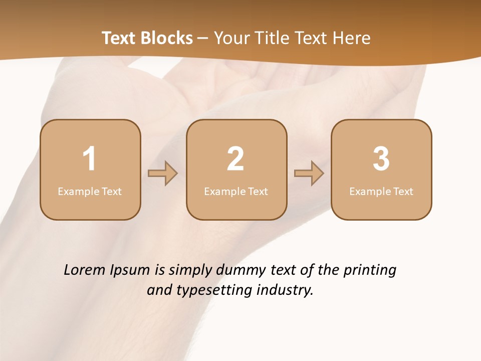 A Person Holding Their Hands Up In The Air PowerPoint Template