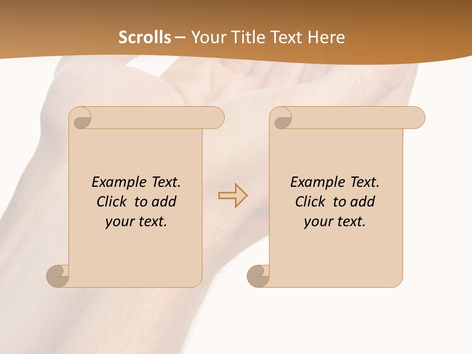 A Person Holding Their Hands Up In The Air PowerPoint Template