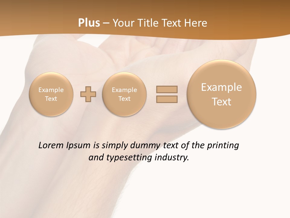 A Person Holding Their Hands Up In The Air PowerPoint Template