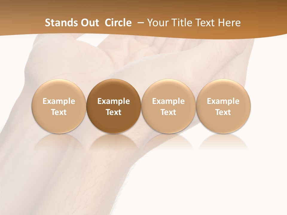 A Person Holding Their Hands Up In The Air PowerPoint Template