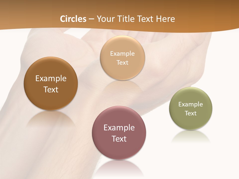 A Person Holding Their Hands Up In The Air PowerPoint Template