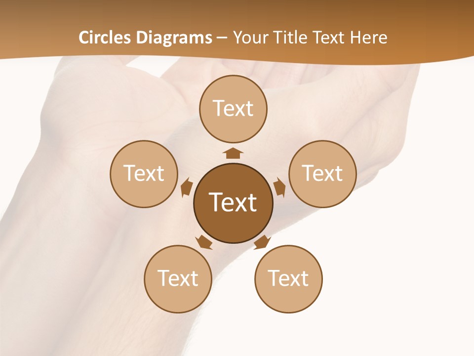 A Person Holding Their Hands Up In The Air PowerPoint Template