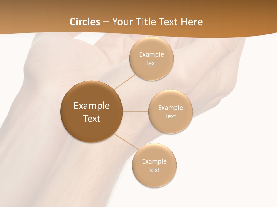 A Person Holding Their Hands Up In The Air PowerPoint Template