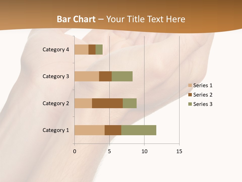 A Person Holding Their Hands Up In The Air PowerPoint Template