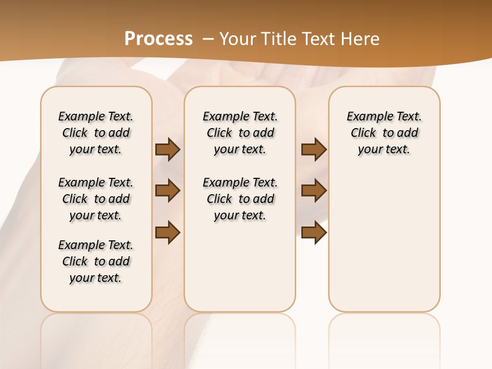 A Person Holding Their Hands Up In The Air PowerPoint Template