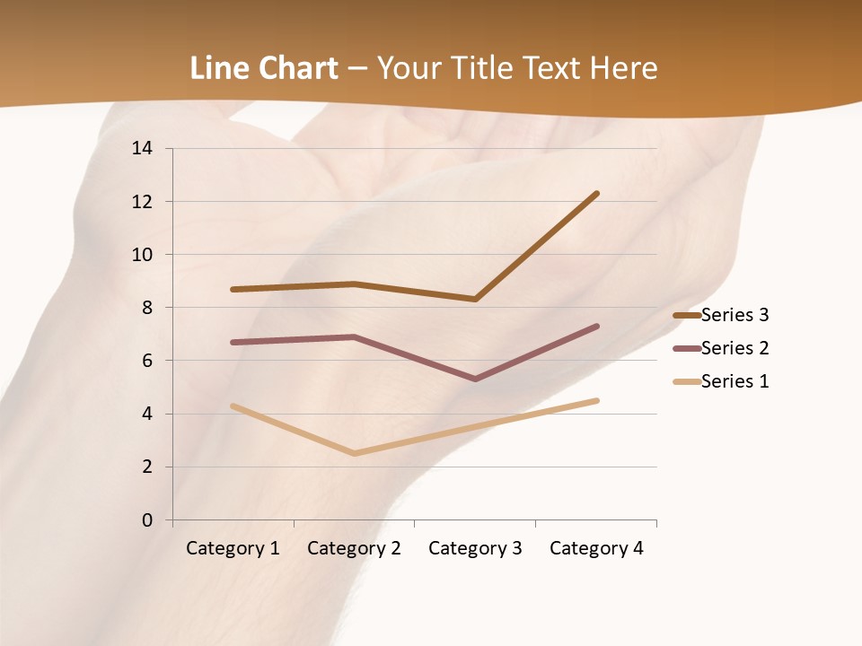 A Person Holding Their Hands Up In The Air PowerPoint Template