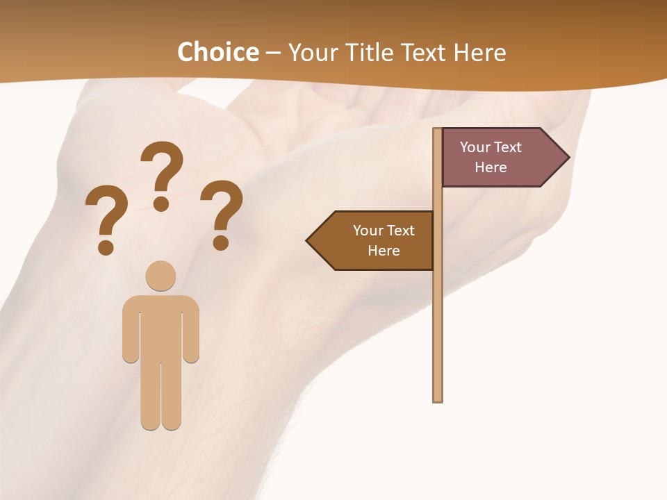 A Person Holding Their Hands Up In The Air PowerPoint Template