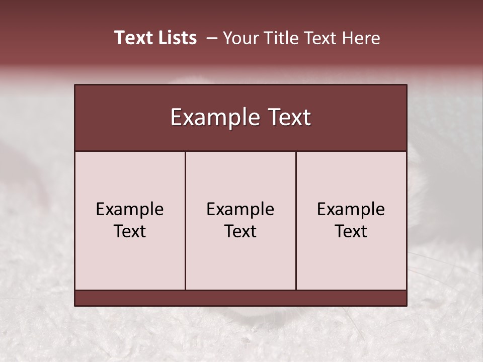 A Ferret Peeking Out From Under A Blanket PowerPoint Template