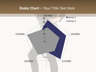 A Woman In A Black Leather Jacket Holding A Brown Purse PowerPoint Template