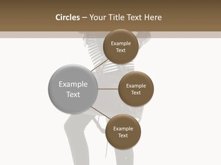 A Woman In A Black Leather Jacket Holding A Brown Purse PowerPoint Template