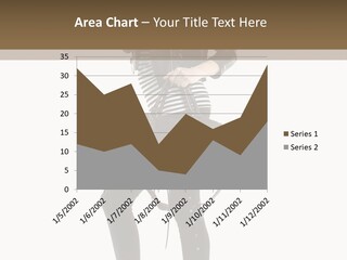 A Woman In A Black Leather Jacket Holding A Brown Purse PowerPoint Template