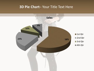 A Woman In A Black Leather Jacket Holding A Brown Purse PowerPoint Template