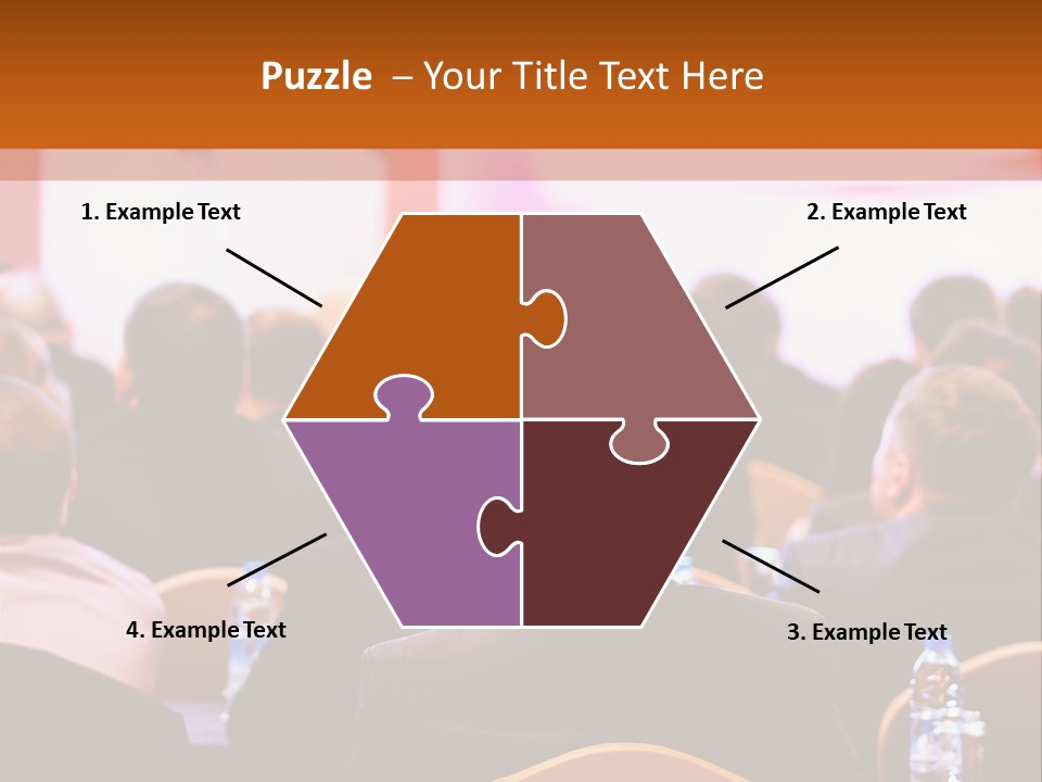 A Man Giving A Presentation To A Group Of People PowerPoint Template