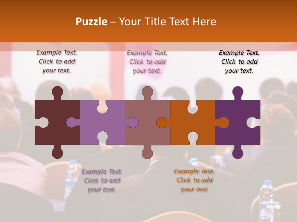 A Man Giving A Presentation To A Group Of People PowerPoint Template