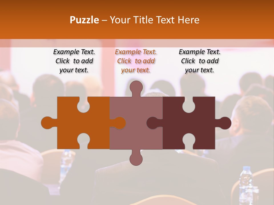 A Man Giving A Presentation To A Group Of People PowerPoint Template