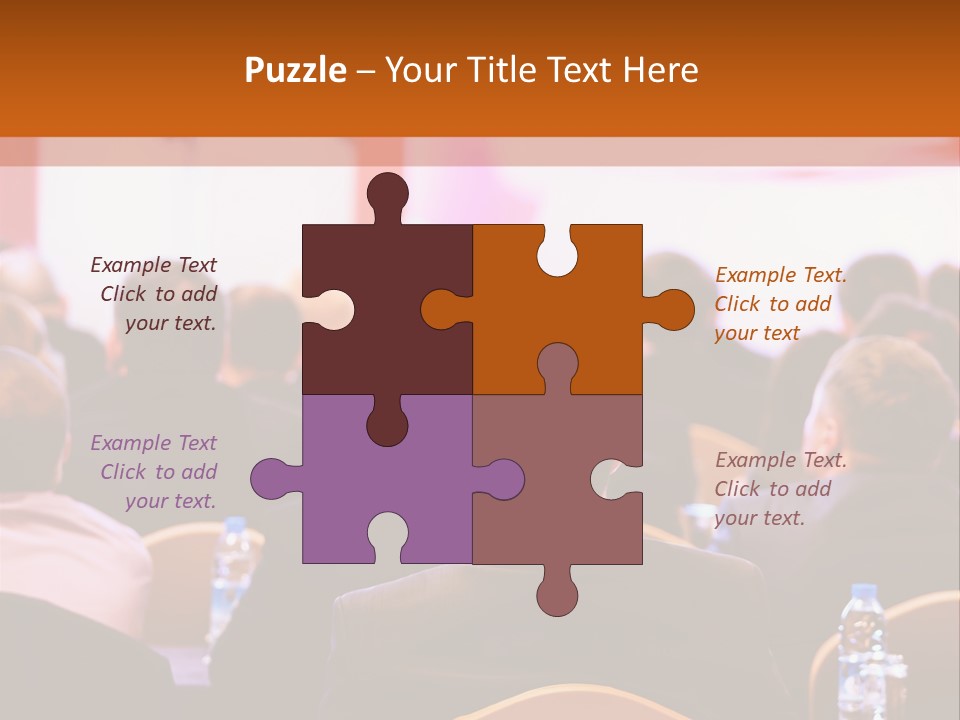 A Man Giving A Presentation To A Group Of People PowerPoint Template