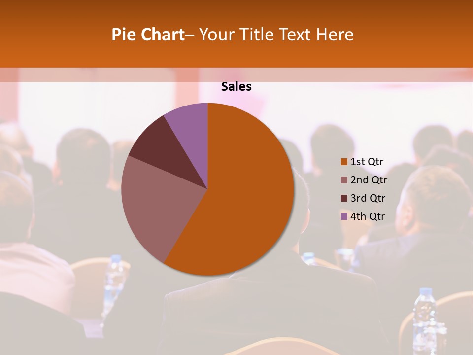 A Man Giving A Presentation To A Group Of People PowerPoint Template