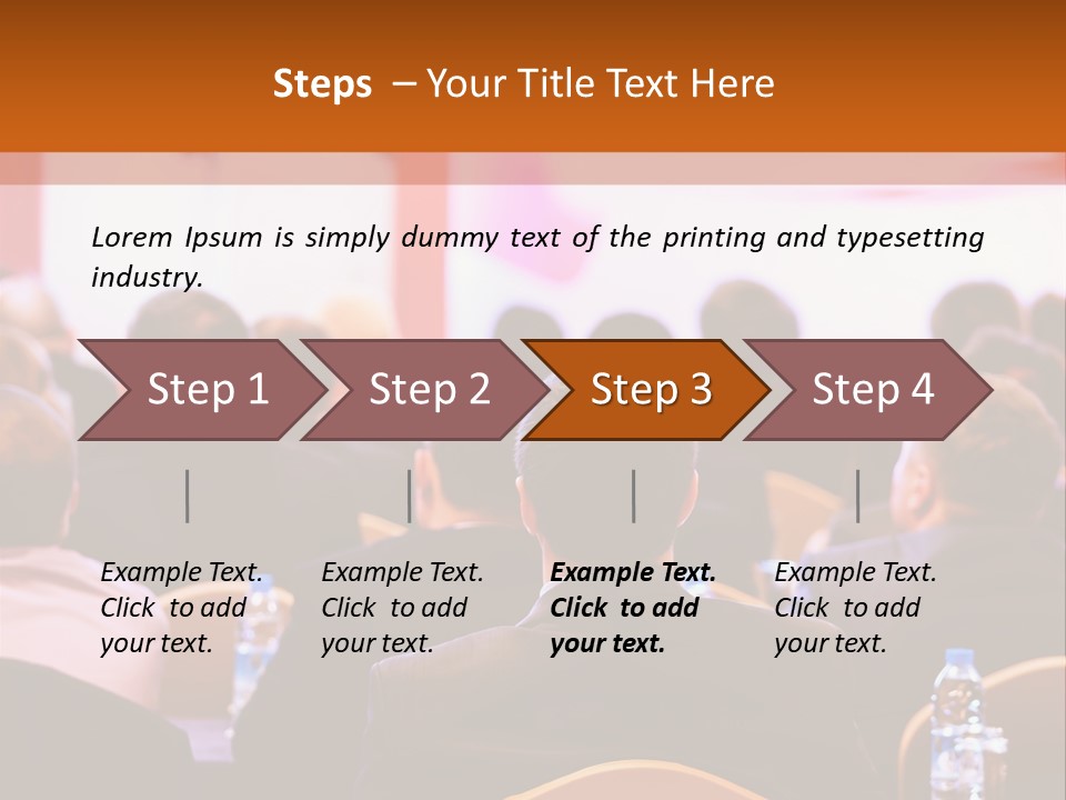 A Man Giving A Presentation To A Group Of People PowerPoint Template