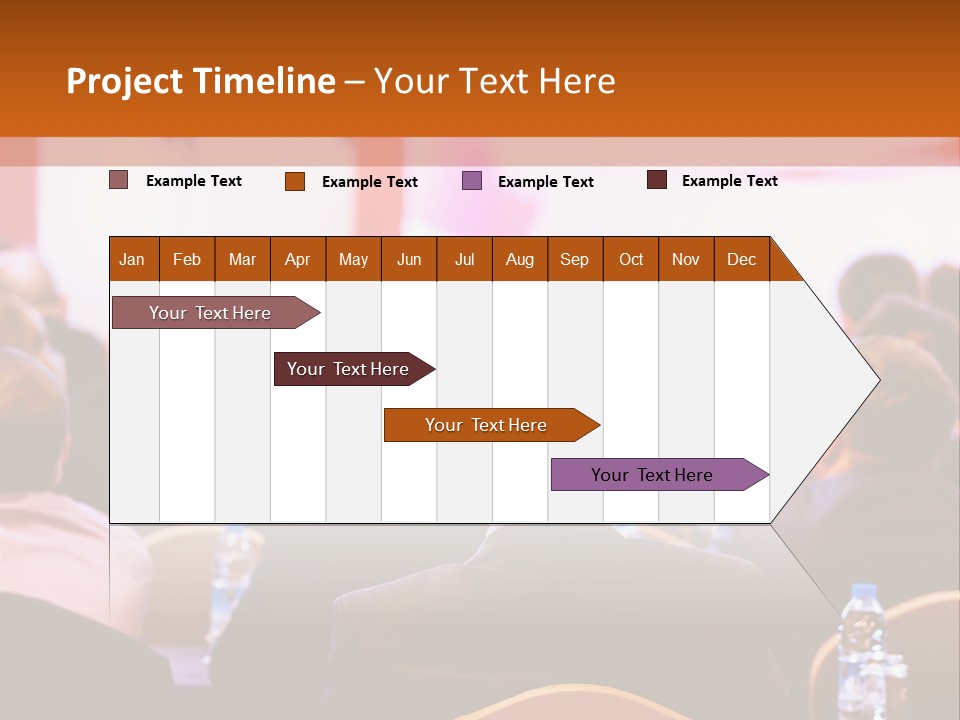 A Man Giving A Presentation To A Group Of People PowerPoint Template