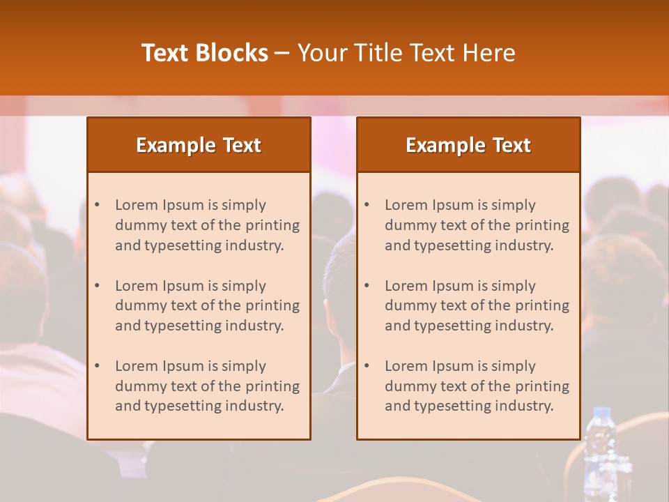 A Man Giving A Presentation To A Group Of People PowerPoint Template